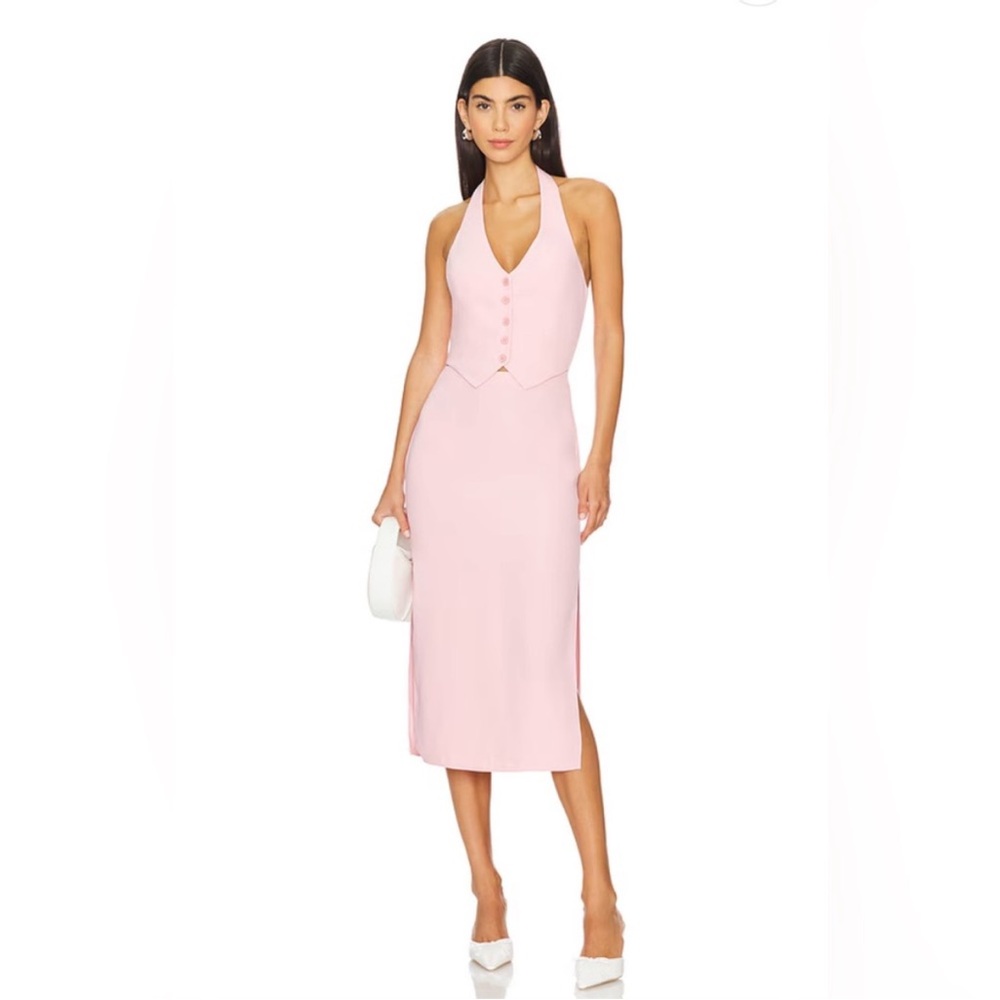 NEW Amanda Uprichard Isadore Dress in Lychee